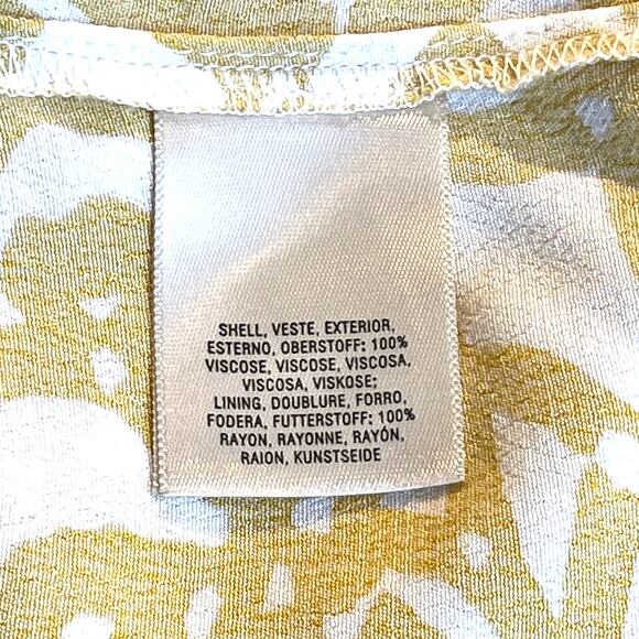 Anthropologie Maeve Brittany Asymmetrical Jumpsuit in Sunshine Yellow Size 8 - Picture 7 of 8